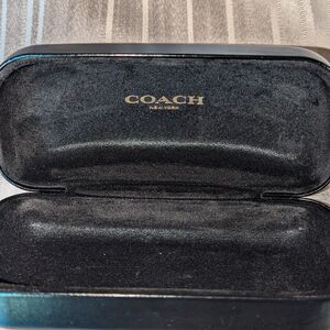 Coach Black Glasses Case
